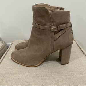 Suede booties